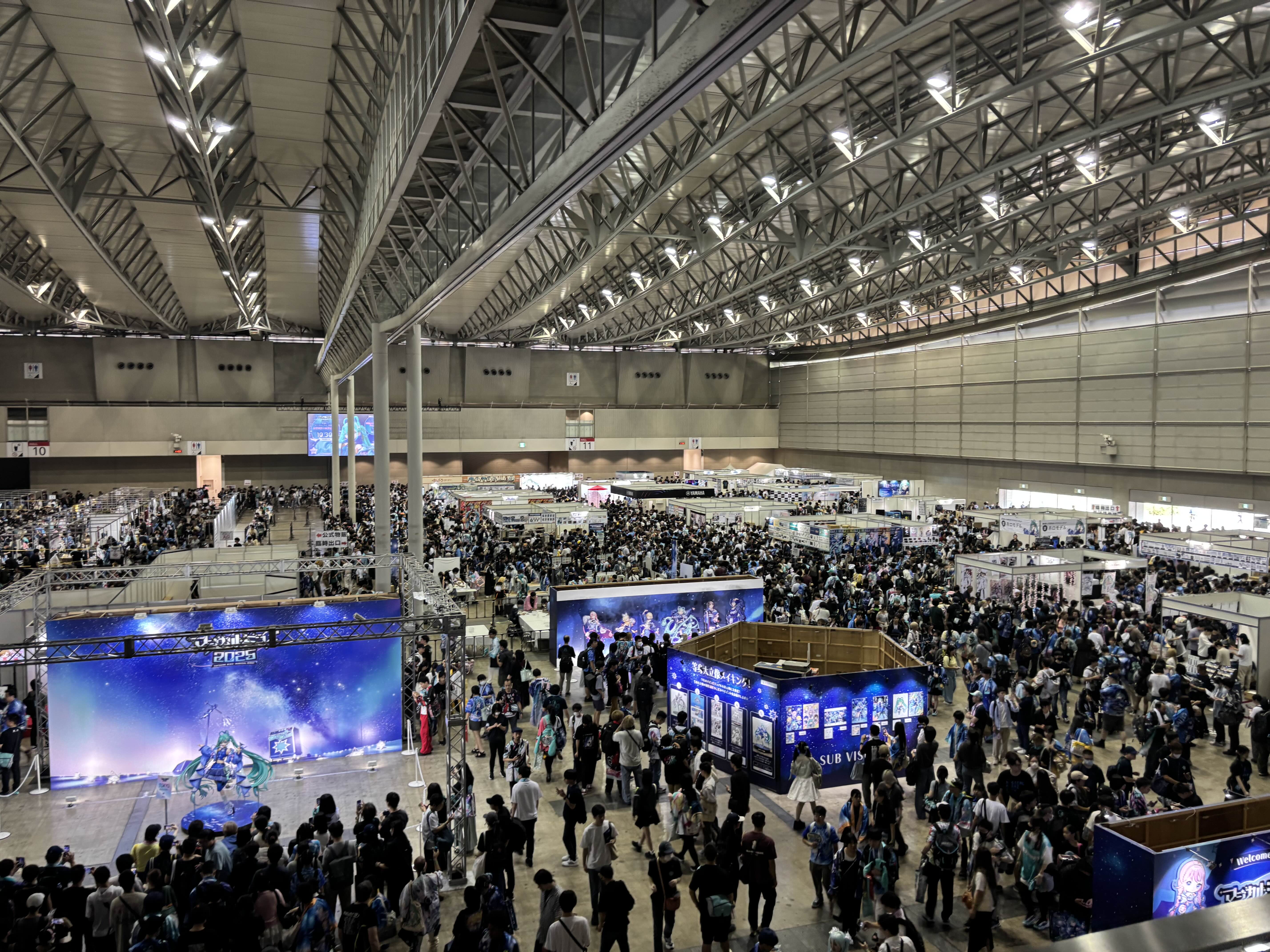 企画展の混雑具合